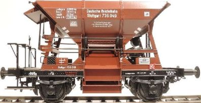 Kiss 206051 Talbot Schotterwagen DB III braun Vorfüh Spur 1