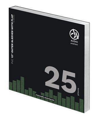 Various: 25x 12" PVC With Flap Outer Sleeves (100 Micron)