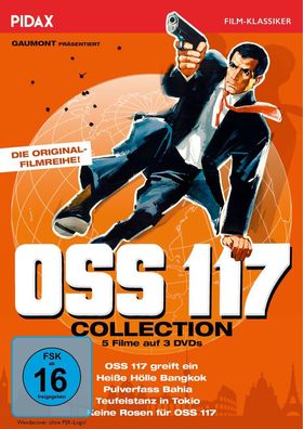OSS 117 - Collection (5 Filme auf 3 DVDs) - Pidax Film - (DVD