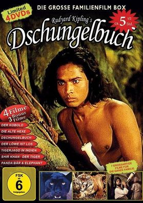 Rudyard Kipling's Dschungelbuch (4 DVDs) - ALIVE AG - (DVD Video / Abenteuer)