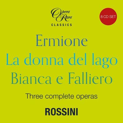 Gioacchino Rossini (1792-1868): Rossini: Three Complete Operas