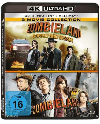 Zombieland 1 & 2 (Ultra HD Blu-ray & Blu-ray) - Plaion Pictures - (Ultra HD Blu-ray
