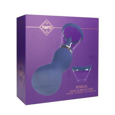 Sensual - Wiederaufladbare Vulva- und Milchpumpe - Violett