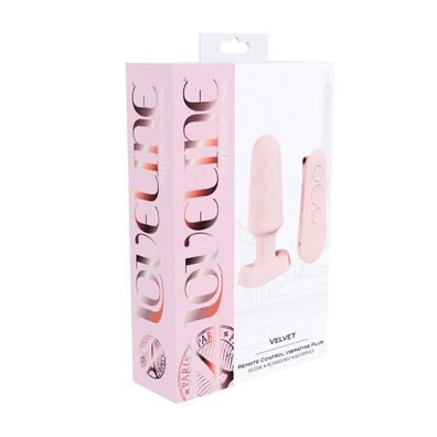 Velvet - Plug Vibrador mit Fernbedienung - Rosa