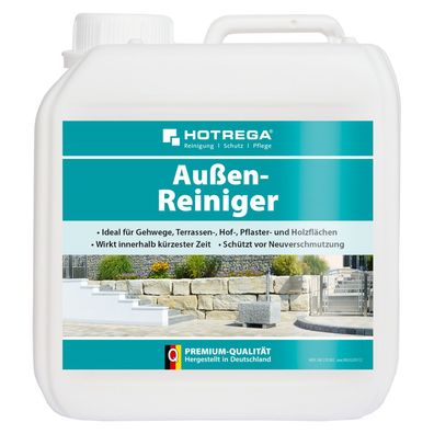 HOTREGA® Außen-Reiniger, 2 Liter Kanister