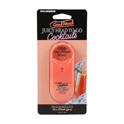 Juicy Head Cocktails Mundtrockenspray To-Go Peach Bellini 0,3 fl oz/9 ml