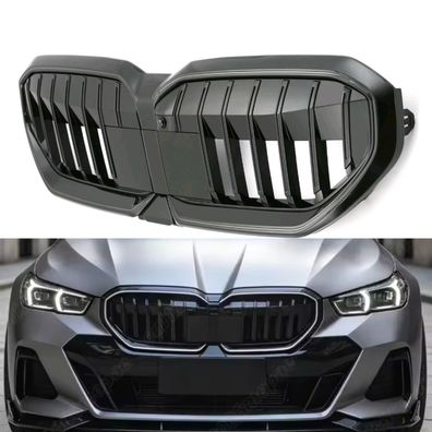 LED Nieren Kühlergrill Schwarz Hochglanz für BMW 5er G60 G61
