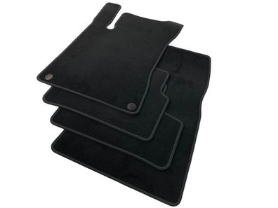 Original Fussmatten Schwarz velours Mercedes-Benz A Klasse GLA CLA GLB Teppich