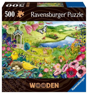 Ravensburger Wooden Puzzle Wilder Garten (505 Teile) - Ravensb