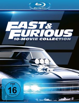 Fast & Furious 10er-Movie Collection (BR) 10Disc - Universal