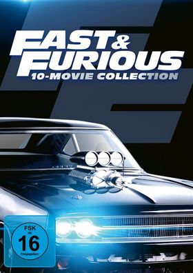 Fast & Furious 10er-Movie Collection (DVD) 10Disc - Universal