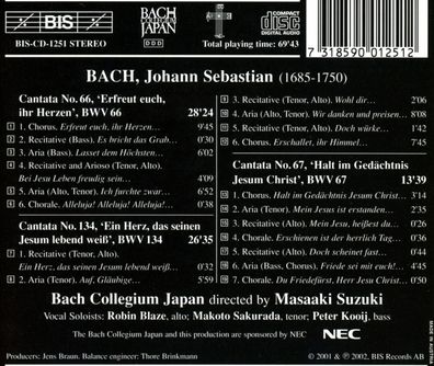 Johann Sebastian Bach (1685-1750): Johann Sebastian Bach (1685