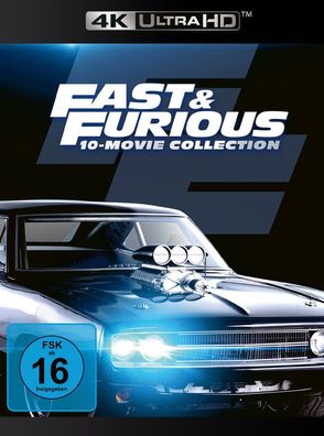 Fast & Furious - 10-Movie-Collection (Ultra HD Blu-ray) - Univ