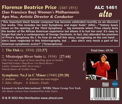 Florence Price (1887-1953): Mississippi River-Suite - - (CD / M)