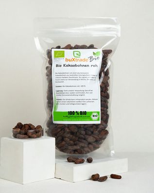 Rohe Bio-Kakaobohnen 10 kg