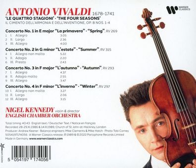 Antonio Vivaldi (1678-1741): Concerti op.8 Nr.1-4 "4 Jahreszeiten" - - (CD / C)
