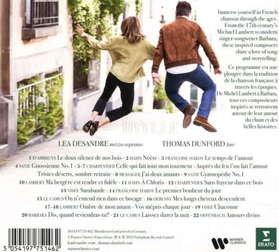 Reynaldo Hahn (1875-1947): Lea Desandre & Thomas Dunford - Idylle - - (CD / L)