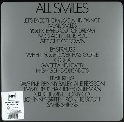 Kenny Clarke & Francy Boland: All Smiles (remastered) (180g)