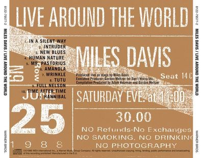 Miles Davis (1926-1991): Live Around The World (Japan-Optik) - - (CD / L)