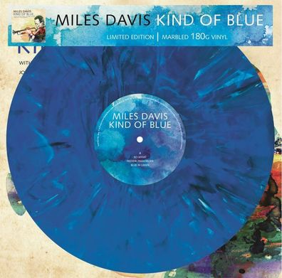 Miles Davis (1926-1991): Kind Of Blue (180g) (Limited Edition) (Blue Marbled Vinyl)
