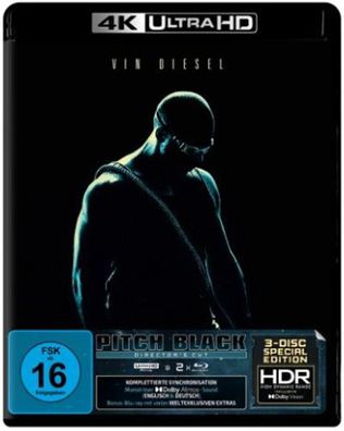 Pitch Black (UHD+BR) D.C. 3Disc Min: 112/DD5.1/WS Directors C