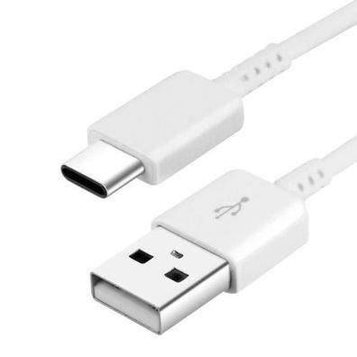 Samsung USB-A-auf-USB-C-Kabel, 0,8 m, weiß