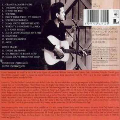 Johnny Cash: Johnny Cash: Orange Blossom Special - - (CD / O)