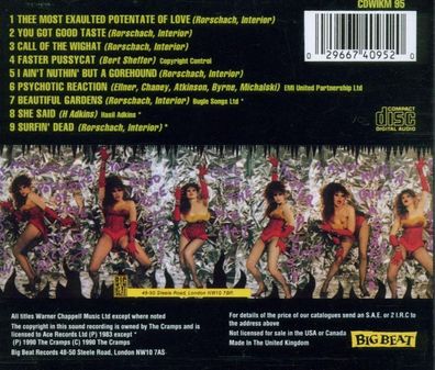 The Cramps: The Cramps: Smell Of Female - - (CD / S)
