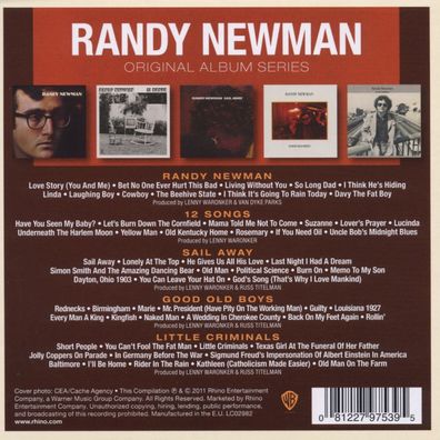 Randy Newman: Randy Newman: Original Album Series - - (CD / O)
