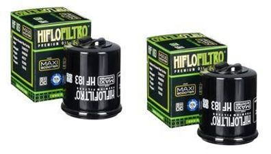 2x Hiflo HF183 Ölfilter oilfilter passt an Vespa passt an Aprilia Arrecife Sonar