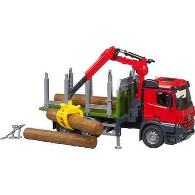 Mercedes Benz Arocs Holztransport-LKW (mit Ladekran, Greifer