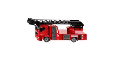 SUPER MAN Feuerwehr Drehleiter (rot) - SIKU 10211400001 - (Spi