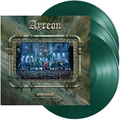 Ayreon: 01011001: Live Beneath The Waves (Limited Edition) (Green Vinyl) - jpc-Schall
