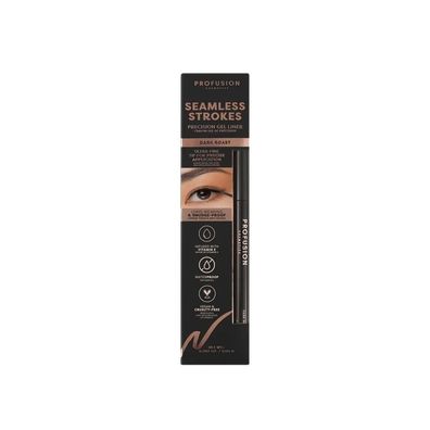 nahtlose Striche, langanhaltend und definierend, Gel-Eyeliner, Dark Roast, 0,05 g