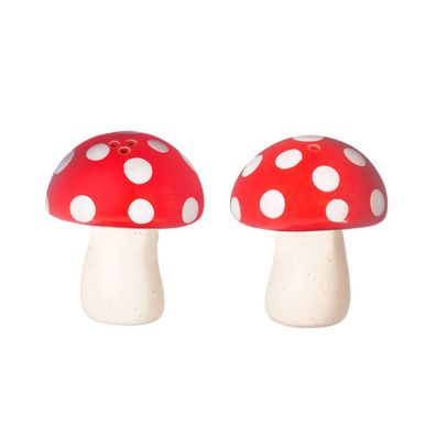 Sass & Belle, Salz- Pfefferstreuer, Salzstreuer, Pfefferstreuer, Gewürzstreuer, Pilze