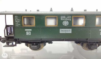 Fleischmann N DC 8052 Personenwagen 2.-3. Kl / DRG / OVP