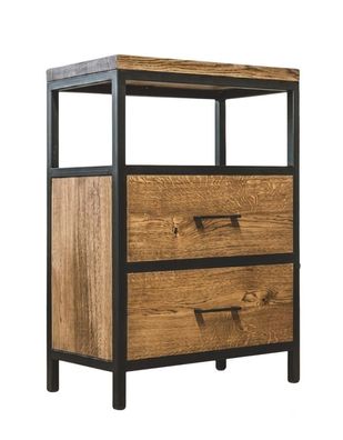 Holz Beistelltisch Elegant Kompakt Naturlook für Wohnzimmer