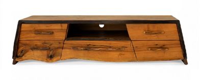 Massivholz TV-Lowboard Sideboard Kommode Modern Rustikal Wohnzimmer