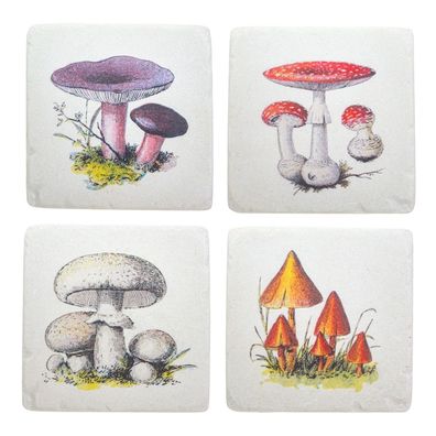 Sass & Belle, Pilz, Pilze, Untersetzer, Wald, Pilze, Glasuntersetzer,