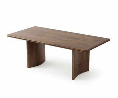 Esstisch Modern Braun Holz Massivholz Edel Luxus Design Kuechentisch
