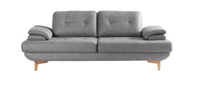 Möbel 2 Sitzer Sofa Couch Modern Grau Elegant Polstersofa