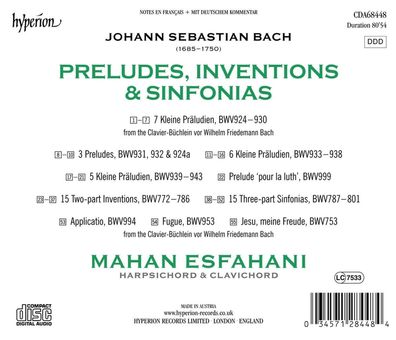 Johann Sebastian Bach (1685-1750): Johann Sebastian Bach (1685