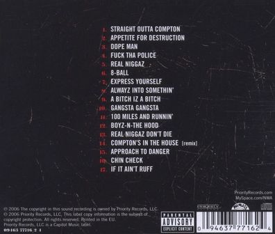 N.W. A: N.W. A: Best Of N.W.A.: The Strength Of Street Knowledge