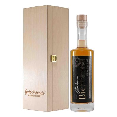 Allersheimer Bierbrand mit Geschenk-Holzkiste