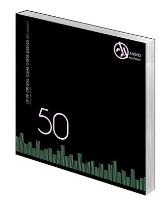 Various: Various: 50x 12" PP Crystal Clear Outer Sleeves (80 M