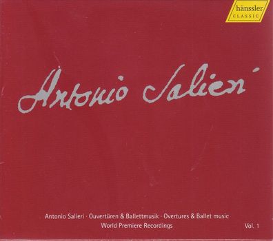 Antonio Salieri (1750-1825): Ouvertüren & Ballettmusik - - (