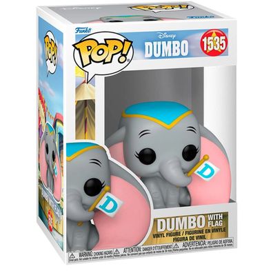 Dumbo POP! Disney Vinyl Figur Dumbo w/flag 9 cm - Funko - (so