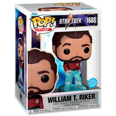 Star Trek Transporter POP! Plus Movies Vinyl Figur Riker 9 cm