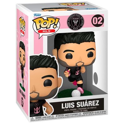 MLS POP! Sports Vinyl Figur Inter Miami- Luis Suarez(away) 9 c