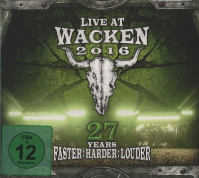 Various: Various: Live At Wacken 2016: 27 Years Faster Harder